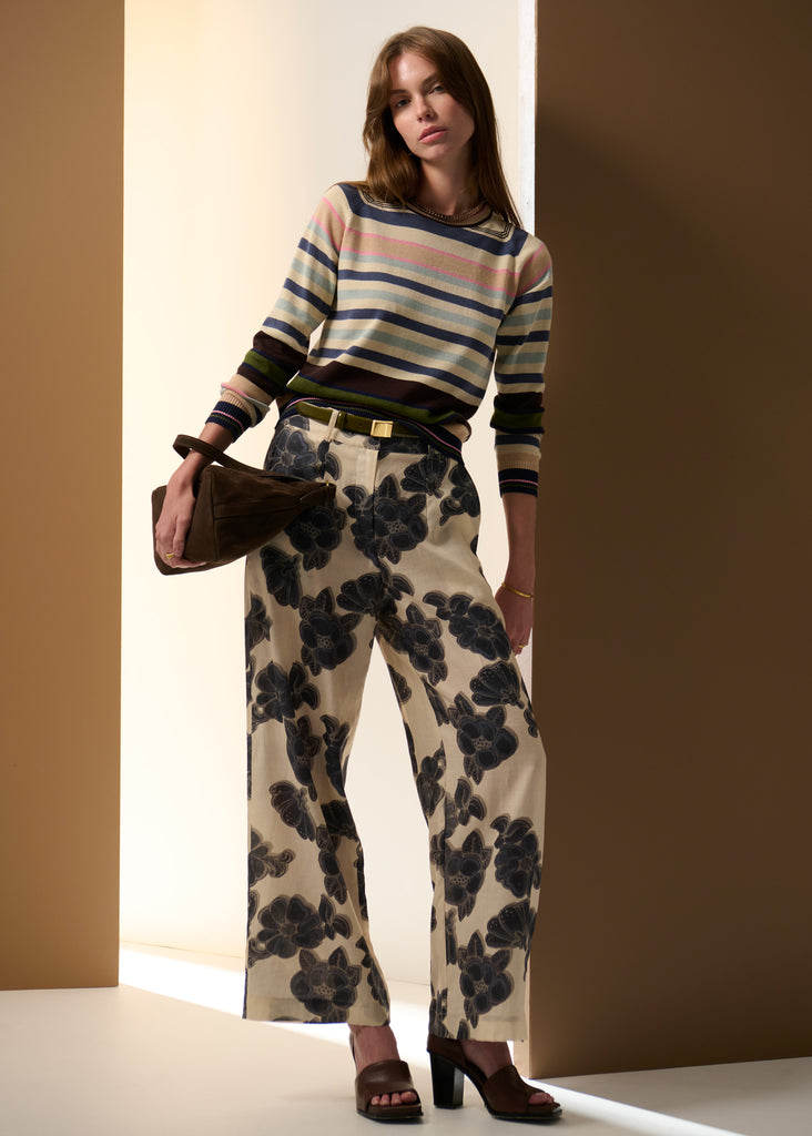 Sela Multi Knit - Blue Multi - Armadi - P O L - Knitwear