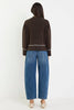 Quest Contrast Jumper - Chocolate - Armadi - Stories be Told - Knitwear