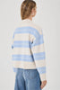 Sofia Stripe Polo - Soft Blue - Armadi - Rolla's - Knitwear