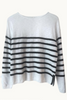 Bobbie Top - White/Navy Stripe - Armadi - Little Lies - Top