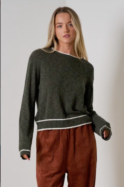 Nadia Knit - Khaki - Armadi - . - Top