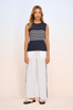 Placement Stripe Tank - Navy/White - Armadi - Little Lies - Top