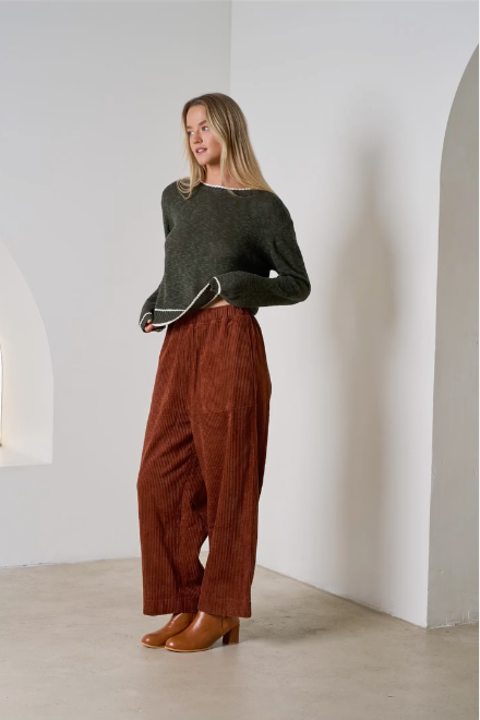 Nadia Knit - Khaki - Armadi - . - Top