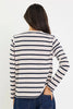 Tether L/S Boxy Tee - Ecru/Navy Stripe - Armadi - Re:Union Label - Tee