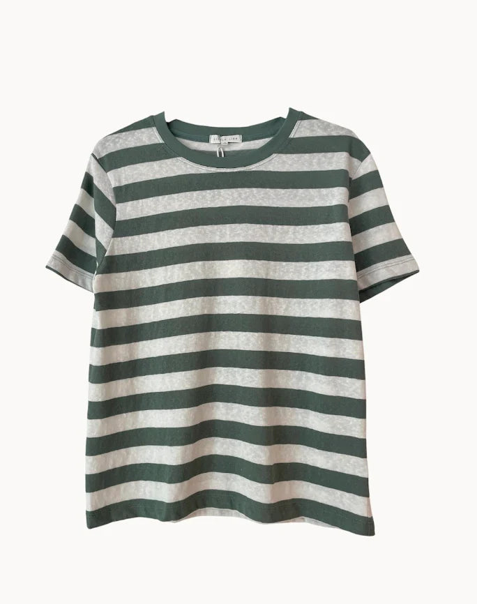 Tilly Tee - Khaki Stripe - Armadi - Little Lies - Tee