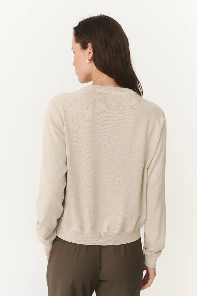 Tiga Pigment Knit Jumper - Stone - Armadi - Rowie - Knitwear