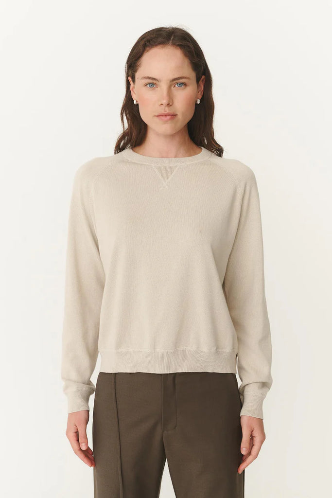 Tiga Pigment Knit Jumper - Stone - Armadi - Rowie - Knitwear