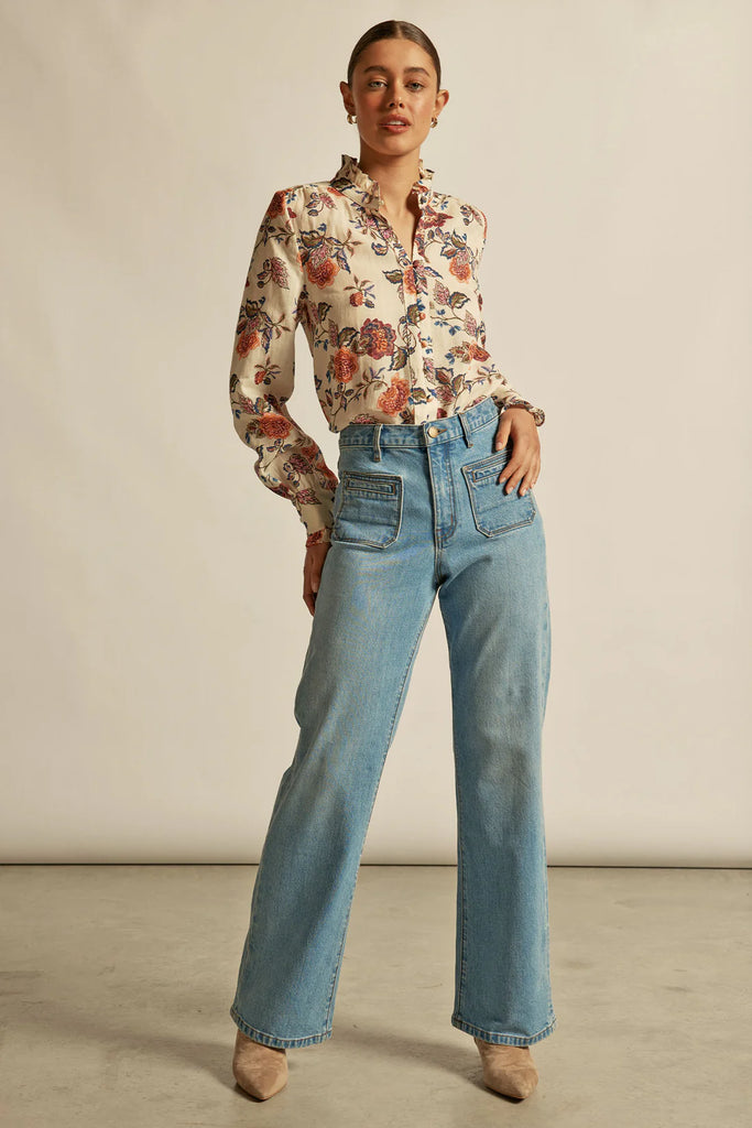 Stir Top - Heirloom Bloom - Armadi - Zoe Kratzmann - Top