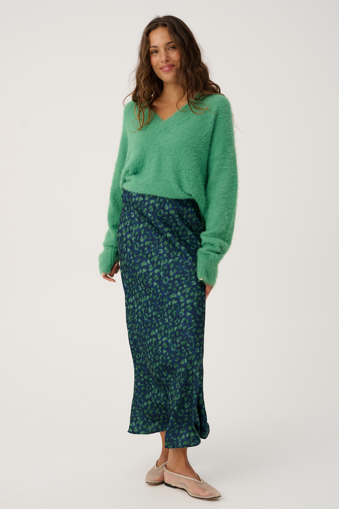 Emmie Knit Sweater - Sea Green - Armadi - Cartel & Willow - Knitwear